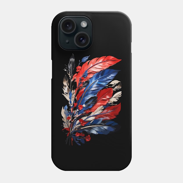 Bird Feathers Phone Case by CatCoconut-Art