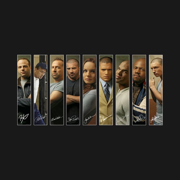 Prison Break Cast Signature by tinastore