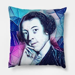 Horace Walpole Snowy Portrait | Horace Walpole Artwork 13 Pillow