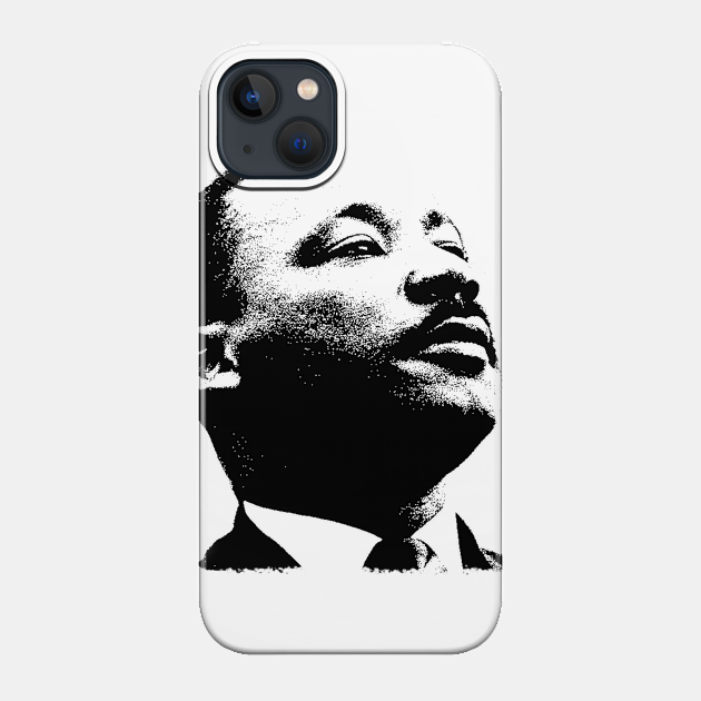Martin Luther King Portrait Pop Art - Martin Luther King - Phone Case