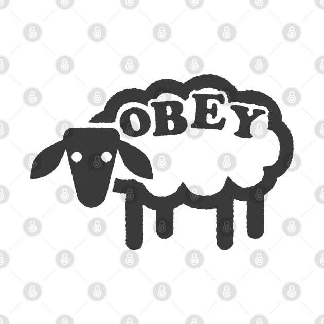 Obey Sheep No Background by SteveGrime