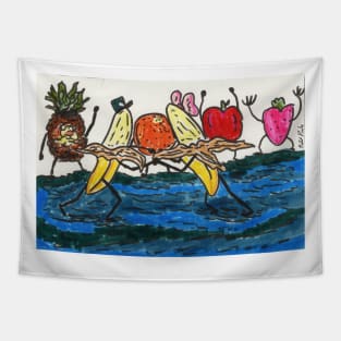 Food Fight Tapestry