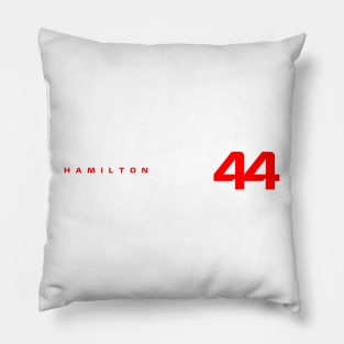 Lewis Hamilton 44 Red Pillow