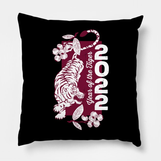 Year of the Tiger Pillow by RadStar