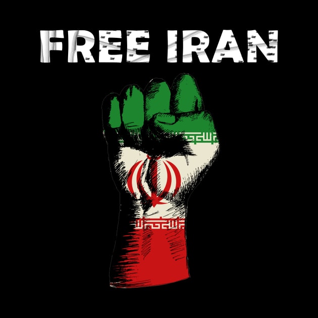 Free iran  Support Freedom For The Iranian Pepole T-Shirt by tshirtQ8