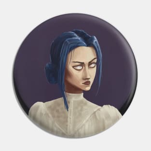 The Keeper. Whimsical female character artwork portrait. Pin