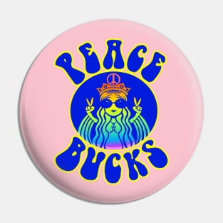 PEACE BUCKS Pin