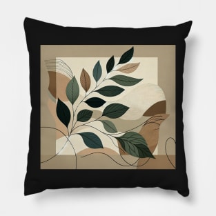 Ethereal Foliage Dance Pillow