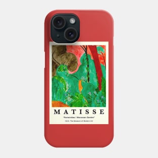 Matisse Museum of Modern Art Whimsical Periwinkles Print Phone Case