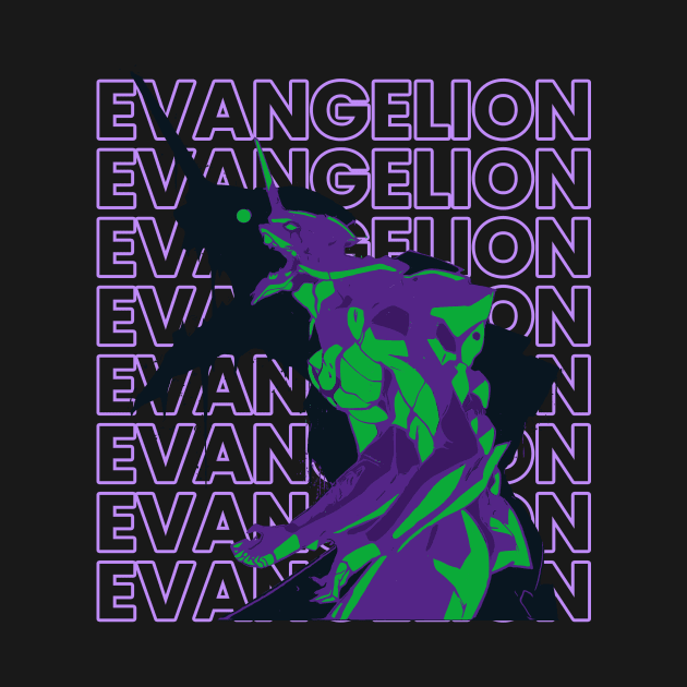 evangelion with type by Suarezmess