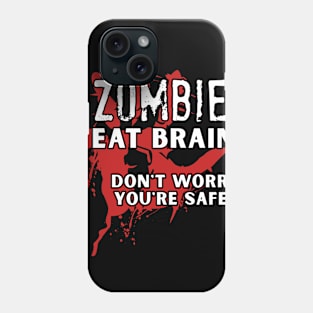 Zombie Eat Brains Halloween Phone Case