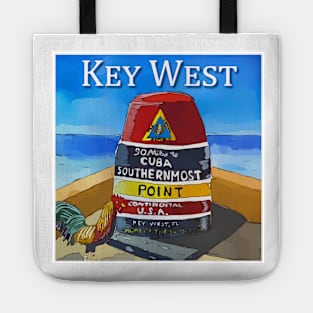 Nearest point to Cuba Marker in Key West Florida Tote