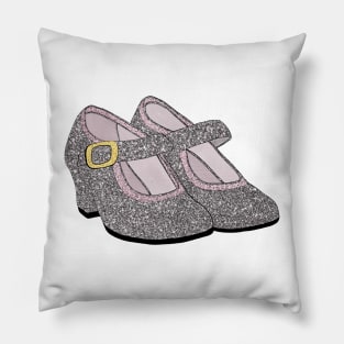 Glitter Shoes Pillow