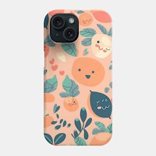 Happy Cute Peaches Phone Case