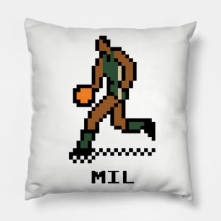 8-Bit Basketball - Milwaukee Pillow