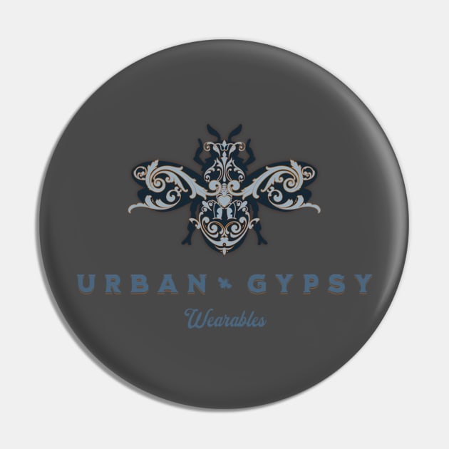 Urban Gypsy Wearables – Ornate Bee Pin by Urban Gypsy Designs