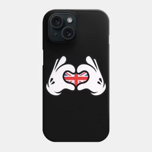 Hand Symbol of Love English Phone Case