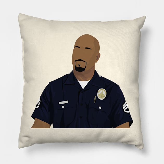 Grey v2 | The Rookie - Season 4 Pillow by gottalovetherookie