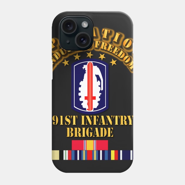 191st Infantry Brigade - Operation Endring Freedom Phone Case by twix123844