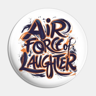 Aerial Laughs: Abstract Expressionism in the Air Force Pin