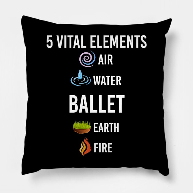 5 Elements Ballet Pillow by blakelan128