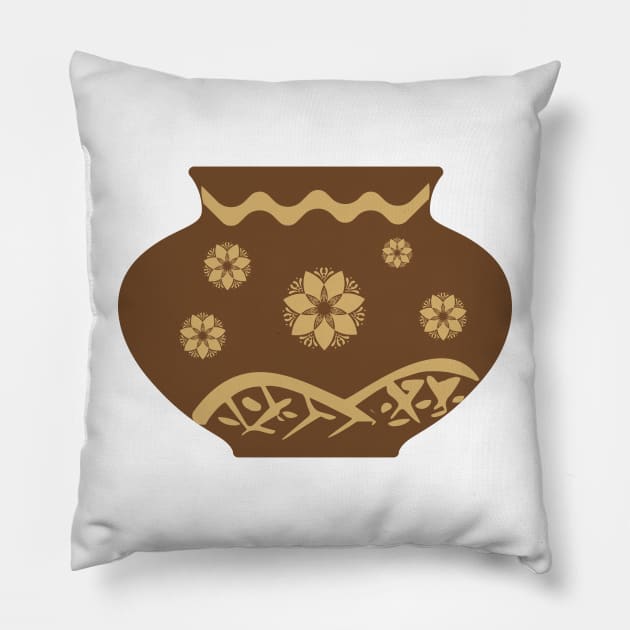 vintage pottery Pillow by asepsarifudin09