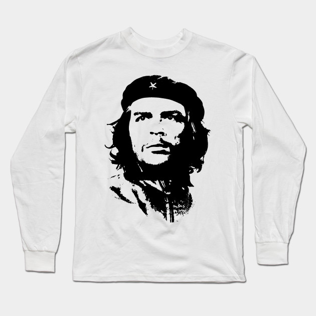 Che Guevara Portrait Line Art - Che Guevara - Long Sleeve T-Shirt