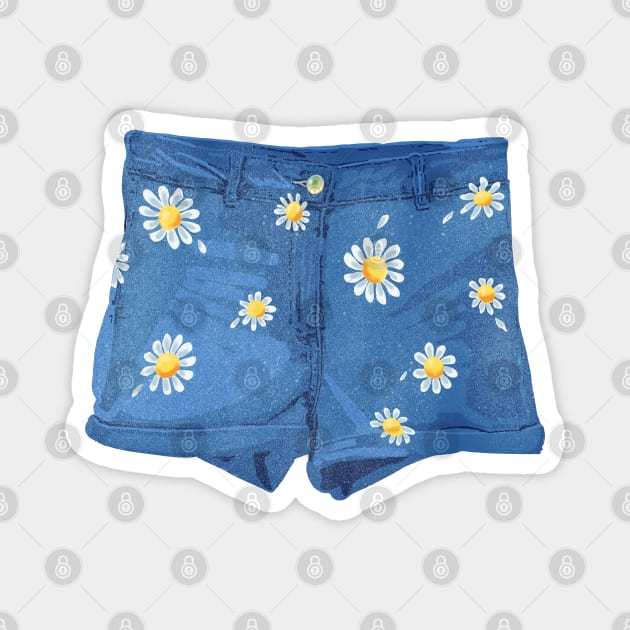 Daisy short Magnet by Mimie20