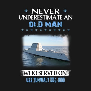 USS Zumwalt DDG-1000 Veterans Day Christmas Gift T-Shirt