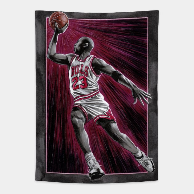 Michael Jordan Tapestry by Jomeeo