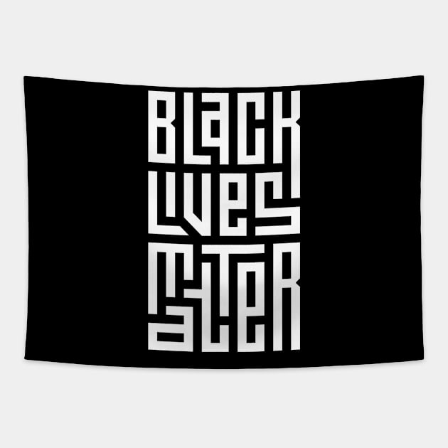 Black Lives Matter Modern Block Design T-shirt Tapestry by The Tuesday Collective