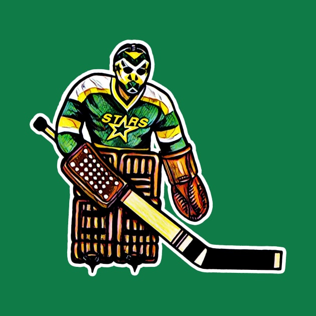 Coleco Table Hockey Goalie -Dallas Stars by mafmove