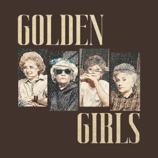 VINTAGE GOLDEN GILRS SQUAD T-Shirt