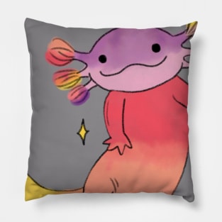 exalted axolotl Pillow