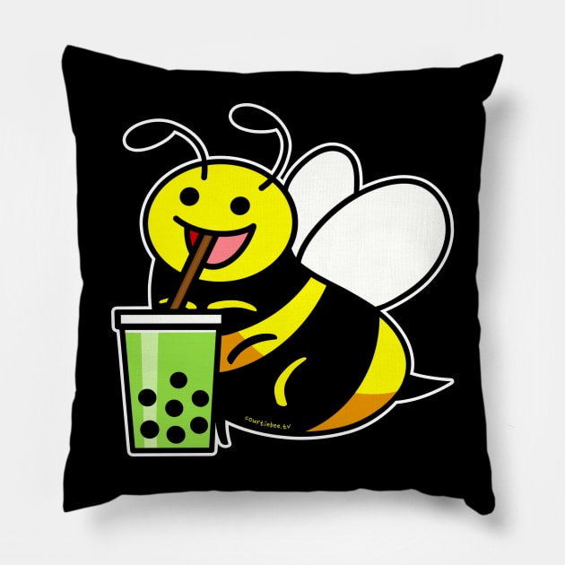 Bubble Bee Pillow by Swarm Store