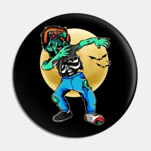 Zombie Dab Trapper Kid Pin