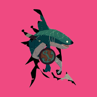 Vegetarian Shark Guard (no text) T-Shirt