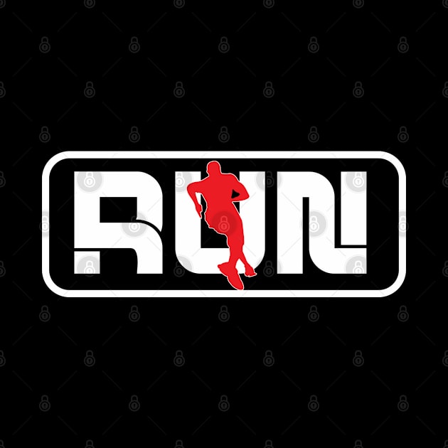 Run typography slogan design. by Longgilbert