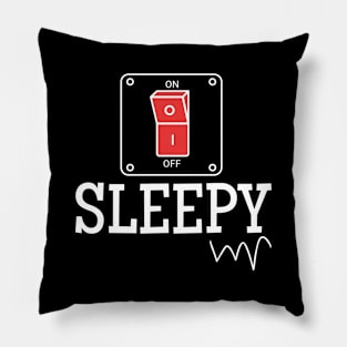 Sleepy aesthetics Pillow