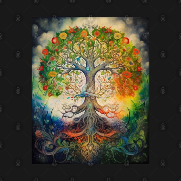 Spiritual Wholeness: Finding Oneness in the Tree of Life Mandala by Rolling Reality