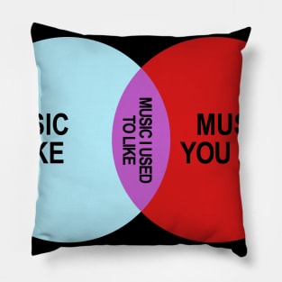 IT Crowd Music I Like T-Shirt Pillow