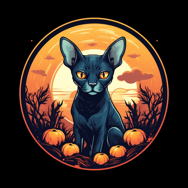 Cornish Rex Cat Halloween, Cat Lover by dukito