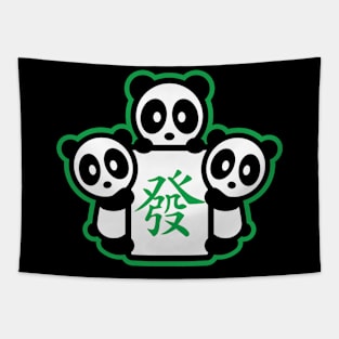 Fat Choi Mahjong Panda Bambu Brand Chinese Game MJ Tiles Players Honor Leg Dragon Hand 13 Orphans Shuffle Stack Characters Pong Tapestry