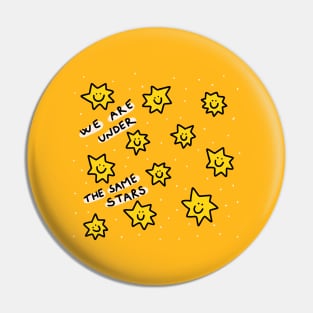 We are under the same stars Pin