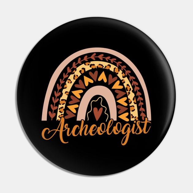 Archaeologist Rainbow Pin by White Martian