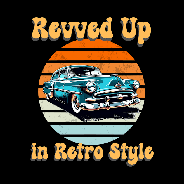 retro car revved up in retro style by topclothesss