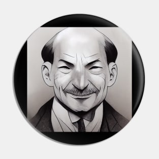 Clement Attlee | Manga Portrait Pin