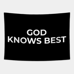 Muslim - God Knows Best Tapestry