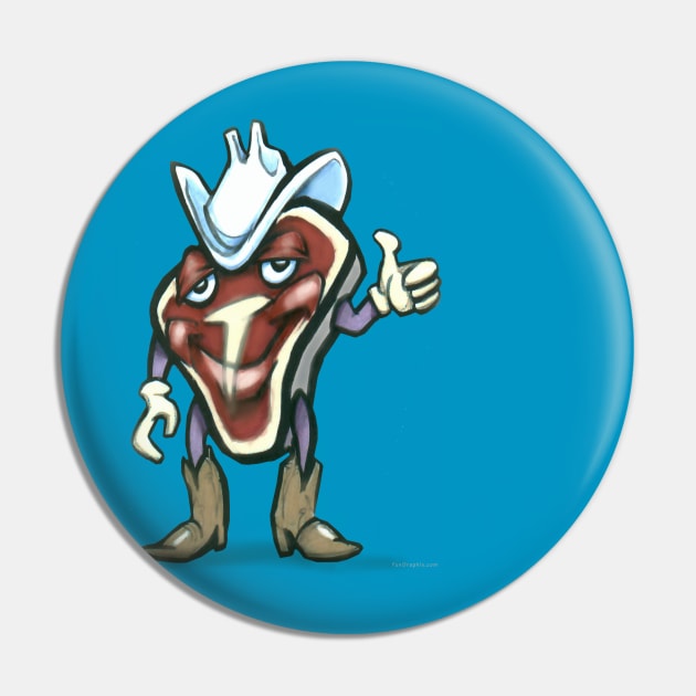 Steak Pin by Kevin Middleton