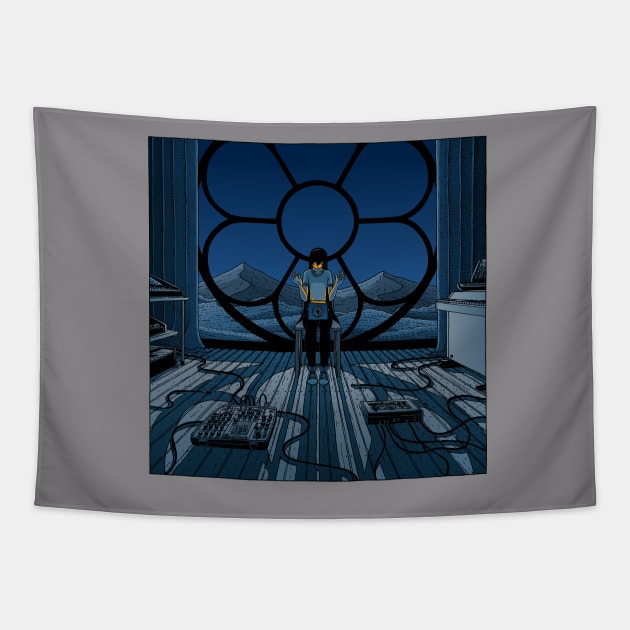 Livemiles Tapestry by Squidology